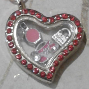 NEW I LOVE SHOPPING memory locket necklace
